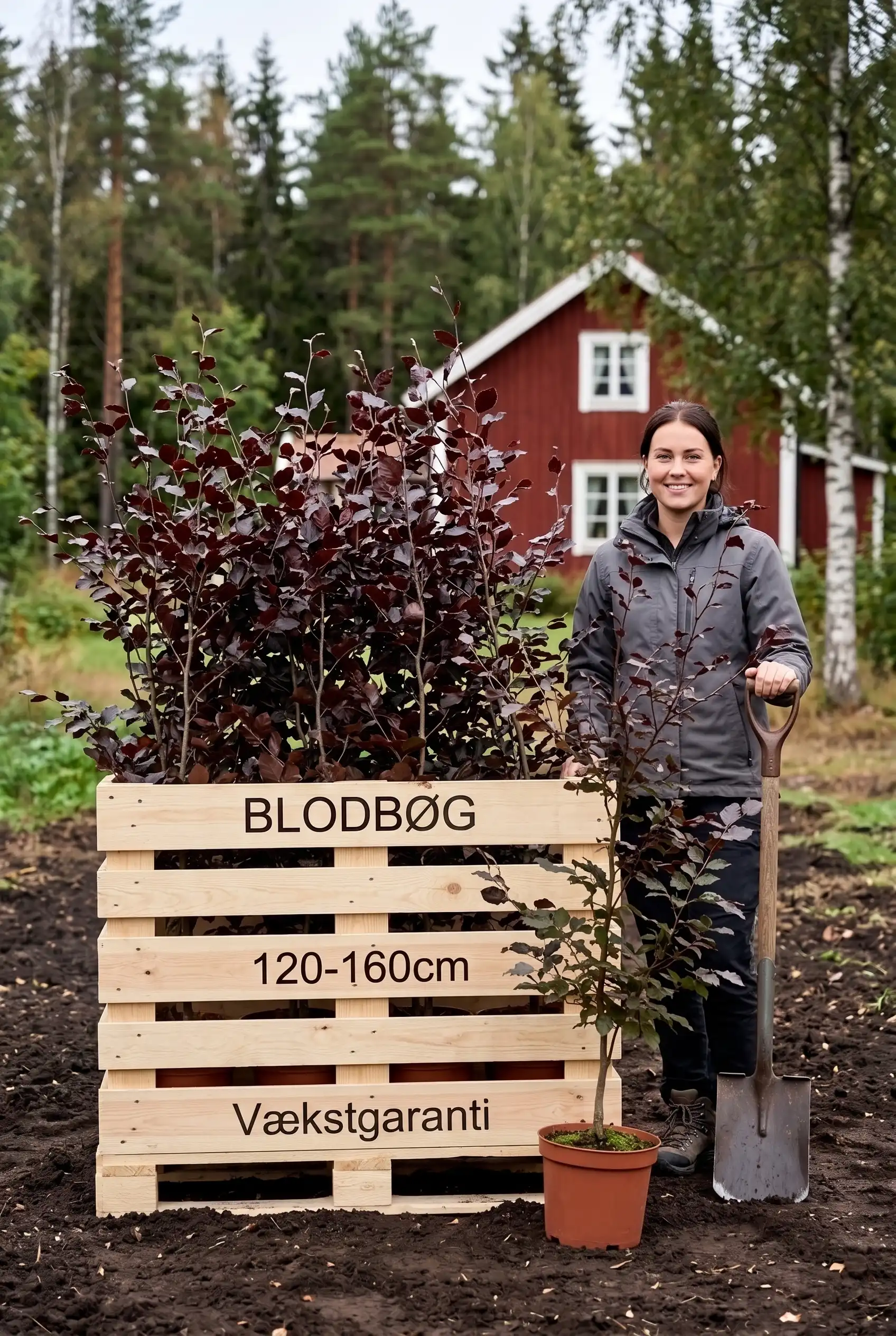 Blodbøg Potte 120-160cm - Billede 2