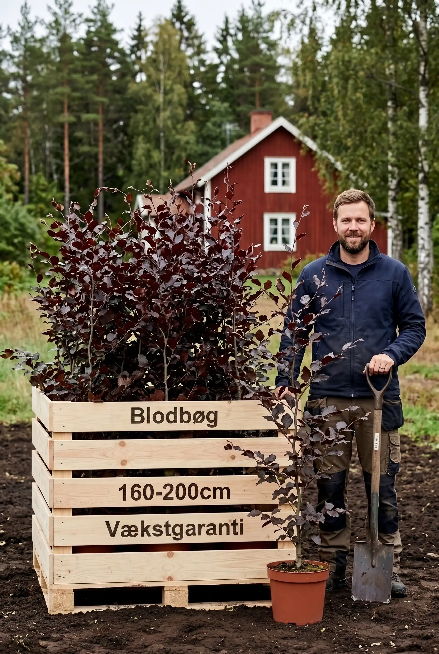Blodbøg Potte 160-200cm - Billede 2